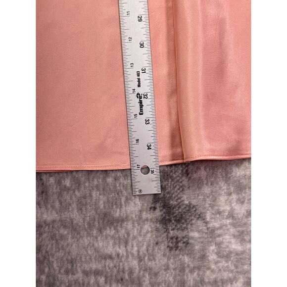 J Crew Gwyneth Slip Skirt Small Womens Soft Pink Satin Midi - Picture 5 of 8